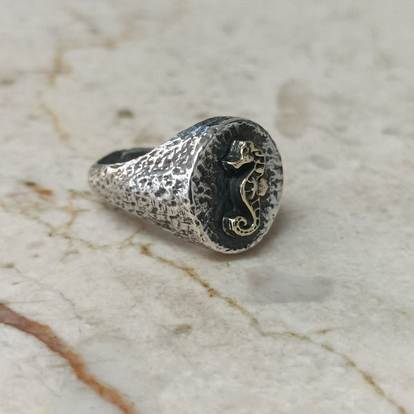 Anello Cavalluccio Marino Linea Mare Nostrum