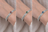 Bracciale Punto – Argento 925 e Brone